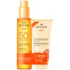 Nuxe Sun Aceite Bronceador Rostro Y Cuerpo SPF50 Estuche 2 pz