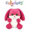 Peluche - Peluche Lapin RUBY Cutydoos rose framboise   23 cm
