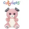 Peluche - Peluche Chien SPOT Cutydoos rose poudré et gris   23 cm
