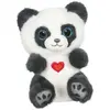Peluche - Peluche Panda SMOKY gris ardoise Cutydoos Love - 13 cm