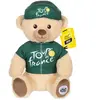 Peluche ours GIPSY TOYS Tour de France sprinter vert 24 cm