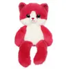 Peluche Chat Leggies - GIPSY TOYS - Framboise, 48 cm