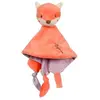 GIPSY TOYS Carré Doudou - Bamboo - Renard - 24 cm - Orange - Pour Bébé et Enfant