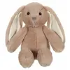 Peluche Lapin Trendy Bunny - GIPSY TOYS - Marron, 28 cm