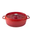 INVICTA Cocotte ovale - Ø 31 cm - Rubis - Tous feux dont induction