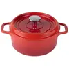 INVICTA Cocotte ronde - Ø 20 cm - Rubis - Tous feux dont induction