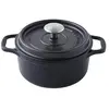 Invicta Cocotte Ronde - O 20 Cm - Noir - Tous Feux Dont Induction