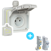 prise de courant legrand green'up 3,2kva saillie ip66 - mode 2