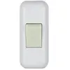 LEGRAND Interrupteur à touche luminescente - 2 A - blanc