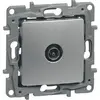Prise TV Simple LEGRAND Mâle Niloé Argent