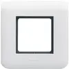 LEGRAND Plaque support fixation à vis 2 modules Mosaic blanc