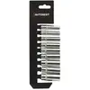 Jeu 9 douilles longues - AUTOBEST - 6 pans - carre 1/4