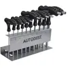 AUTOBEST Jeu de 10 clés mâles 6 pans en T - 2 à 10 mm