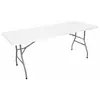 Table pliante jardin - Marque - Modèle - Pliable - Blanc - 8 personnes