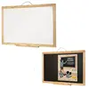 Golo JB BOIS Grand Tableau Mural Double Face 78x54 cm + Ramasse Craie Mixte