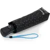 Isotoner - Parapluie Mini Auto Mini Pois Noir