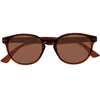 Isotoner - Lunettes de soleil recyclées Mixte Café