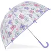 Isotoner - Parapluie Enfant transparent PVC/Papillons