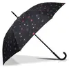 Isotoner - Parapluie Canne Auto Coeur Rouge