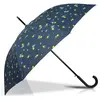 Isotoner - Parapluie Canne Auto Citron Jaune