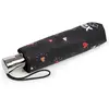 Isotoner - Parapluie X-TRA SOLIDE ALPHA 28 cm Coeur Rouge