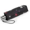 Isotoner - Parapluie X-TRA SOLIDE ALPHA 23 cm Coeur Rouge