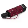 Isotoner - Parapluie Mini Auto Bandana Bordeaux