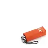 Isotoner Parapluie x-tra solide, mini orange femme
