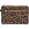 Isotoner - Porte-monnaie Femme zippé Léopard