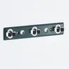 Support bloc 3 manches + 2 crochets - MOTTEZ - Ø16 à 32 mm - Vert - Acier