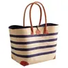 AUBRY GASPARD Sac de marché Marinière en rabane