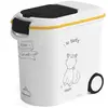 Curver Voedselcontainer Kat - 35L- 12KG - 28x49x43cm - Wit/Geel/Zwart