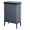 Curver - Prullenbak - Afvalbak 54L - Met poten - gescheiden - Blauw