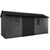 Keter Abri de jardin NEWTON PLUS 1775 - 11.2m² - Gris
