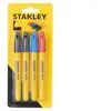 Stanley Marqueur à pointe fine multicolore Stanley - 4 pièces