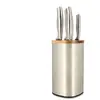 Bloc de couteaux 5 pieces - 5041070 - En acier inoxydable - Bois