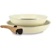 Batterie de cuisine Menastyl Colorama - 6 pièces - 2 poignées incluses...
