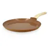 MENASTYL - CRÊPIÈRE NOISETTE 26CM EN ALUMINIUM INDUCTION POIGNÉE EFFET...