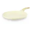 MENASTYL - CRÊPIÈRE CRÈME 26CM EN ALUMINIUM INDUCTION POIGNÉE EFFET BO...