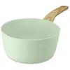 MENASTYL - CASSEROLE CELADON 18CM EN ALUMINIUM INDUCTION POIGNÉE EFFET...