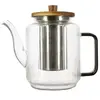 Théière En Verre Et Anse Graphite 550ml