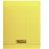 Calligraphe Cahier 24x32 cm grands carreaux couverture polypro Jaune 48 pages