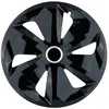 ARCOLL Enjoliveur 16.0 pouces, quantité : 4, Noir (Ref: 54043)