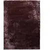 The Deco Factory TENDREMENT - Tapis uni tout doux marron foncé en poly...