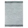 The Deco Factory Tapis Bandes, 160cm x 230cm, Gris/Argent/Blanc
