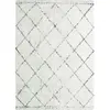 THE DECO FACTORY COTTON BERBERE Tapis de salon - 120 x 170 cm - 100 % coton - Ecru naturel - Motif losange