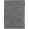 Tapis aspect velours gris 120x170