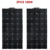 Panneau solaire Flexible 300w 200w 100w ETFE PET, cellule PV photatique, chargeur de batterie 12V 24V 400w, Kit système [749C66B]