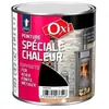 OXI Peinture - SPÉCIALE CHALEUR - Noir Mat - 500 ML - Résiste jusqu'à 200°C - Application facile