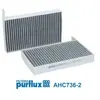 Filtre d'habitacle charbon actif purflux ahc736-2